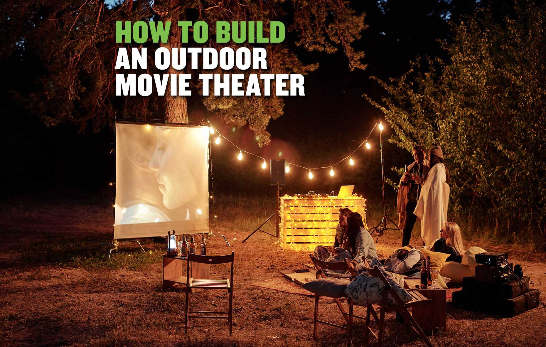 How to build an outdoor movie theatre with Mackie sound